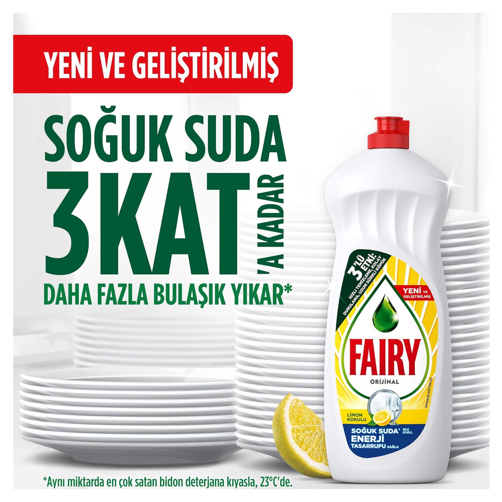 Fairy Bulaşık 650 ML. (Limon) 3